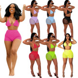 Sexy Rhinestone Party Two Piece Set TE-3694-2