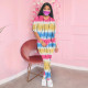 Plus Size V Neck Long Pants Two Piece Sets Without Mask SHD-9280