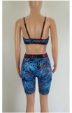 Cartoon Sports Casual Fitness Shorts Set LSL-8048