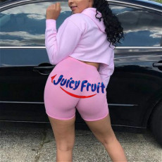 Sexy Tight Print Yoga Shorts SHD-9309