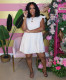 Simple Fashion Casual Solid Color Sleeveless Cake Dress AIL-108