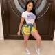 Fashion Sexy Hollow Out Ripped Denim Shorts LSD-8738