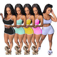 Sexy Cami Top And Shorts Two Piece Sets BS-1215