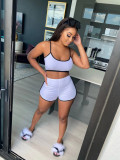 Sexy Cami Top And Shorts Two Piece Sets BS-1215