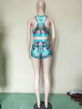 Sexy Printed Tank Top And Shorts 2 Piece Sets BN-B9231