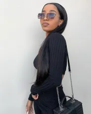 Plus Size Solid Ribbed Knitted Two Piece Pants Set FNN-8517
