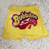 Plus Size Printed Sexy Skinny Mini Shorts SHD-9311