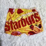 Sexy Printed Bodycon Mini Shorts SHD-9312