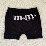 Plus Size Fashion Sexy Casual Skinny Letter Print Fitness Shorts SHD-9299