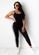 Casual Sportswear Tank Top+Coat+Pants 3 Piece Suits SFY-154