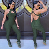 Sexy Off Shoulder Backless Skinny Jumpsuits SMR-9668