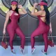 Sexy Off Shoulder Backless Skinny Jumpsuits SMR-9668