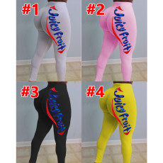 Sexy Printed Skinny Yoga Long Pants SHD-9318