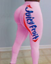 Sexy Printed Skinny Yoga Long Pants SHD-9318