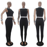 Sexy Sleeveless Solid One Piece Jumpsuits SHD-9325