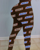 Sexy Printed Bodycon Long Pants SHD-9328