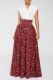 Trendy High Waist Printed Maxi Skirt SFY-161