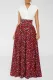 Trendy High Waist Printed Maxi Skirt SFY-161