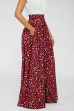 Trendy High Waist Printed Maxi Skirt SFY-161