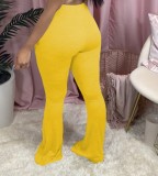 Plus Size 4XL Solid Color New Sexy Casual Slim Fit Big Flared Trousers SMD-5012