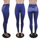 Sexy Printed Bodycon Long Pants SHD-9328