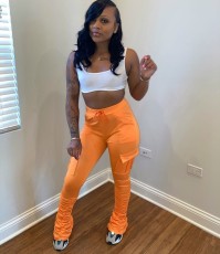 Solid Skinny Long Stacked Sweatpants MK-3018