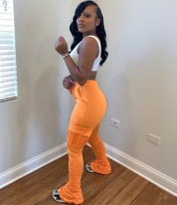 Solid Skinny Long Stacked Sweatpants MK-3018