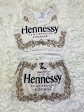 Sexy Printed Tank Tops And Shorts 2 Piece Sets SHD-9432