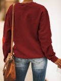 Fashion Casual Long Sleeve Pullover Print Sweatshirt LUO-3110