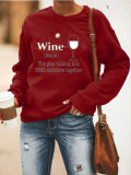 Fashion Casual Long Sleeve Pullover Print Sweatshirt LUO-3110