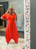 Fashion Solid Color Harem Jumpsuit LSL-6385