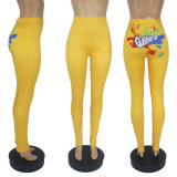 Sexy Printed Skinny Long Pencil Pants SHD-9442