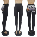 Sexy Printed Skinny Long Pencil Pants SHD-9442
