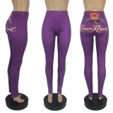 Sexy Printed Skinny Long Pencil Pants SHD-9442