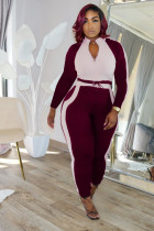 Casual Long Sleeve Two Piece Pants Set HM-6343