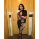 Sexy Leopard Hollow Out Tight Jumpsuits ASL-6297