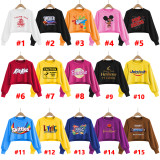 Casual Printed O Neck Long Sleeve Sweatshirt SHD-9439
