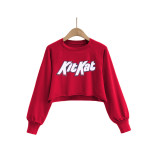 Casual Printed O Neck Long Sleeve Sweatshirt SHD-9439