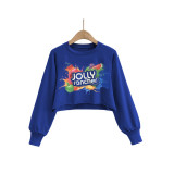 Casual Printed O Neck Long Sleeve Sweatshirt SHD-9439