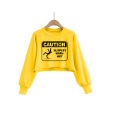 Casual Printed O Neck Long Sleeve Sweatshirt SHD-9439