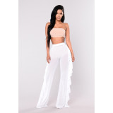 Sexy Mesh See Through Ruffled Pants SMR-9763