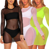 Sexy Mesh See Through Club Dress Without Underwear SMR-9727