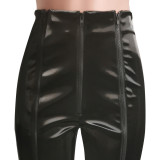 Plus Size Sexy PU Leather Tight Long Pants HMS-5373