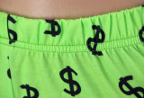 Sexy High Waist Dollar Print Skinny Pants SFY-170