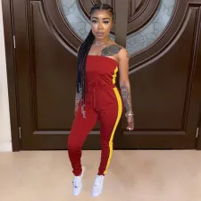 Sexy Tube Top Slim Fit Jumpsuit LSL-6389