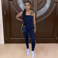 Sexy Tube Top Slim Fit Jumpsuit LSL-6389