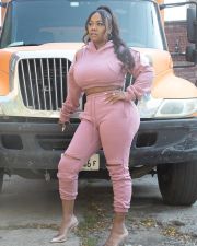 Casual Hoodies And Sweatpants Two Piece Sets NYF-8020