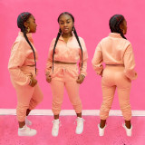Solid Thicken Sweatshirt Two Piece Suits SFY-180