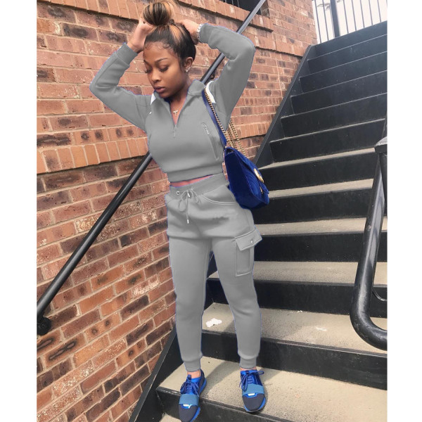 Casual Sweatshirt Pants Two Piece Suits LUO-3120