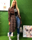 Camouflage Print Mesh Patchwork Jacket Coats MIL-072